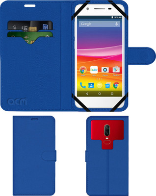 ACM Flip Cover for Micromax Canvas Knight 2 E471(Blue, Cases with Holder, Pack of: 1)