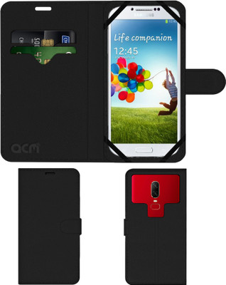 ACM Flip Cover for Samsung Galaxy S4 I9500(Black, Cases with Holder)