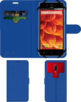 ACM Flip Cover for Lava Iris Pro 20(Blue, Cases with Holder, Pack of: 1)