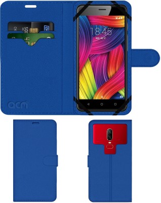 ACM Flip Cover for Jivi Prime P390(Blue, Cases with Holder, Pack of: 1)