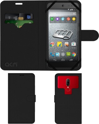 ACM Flip Cover for Micromax Canvas Xpress 2 E313(Black, Cases with Holder, Pack of: 1)