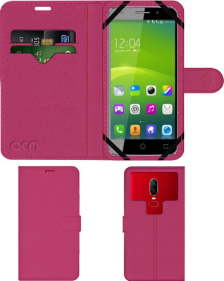 ACM Flip Cover for Obi Pelican S507(Pink, Cases with Holder, Pack of: 1)