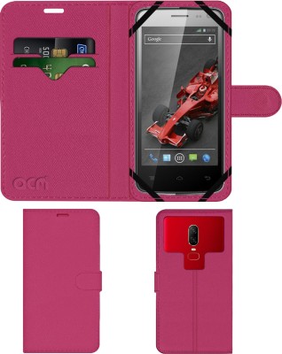 ACM Flip Cover for Lava Xolo Q700i(Pink, Cases with Holder, Pack of: 1)