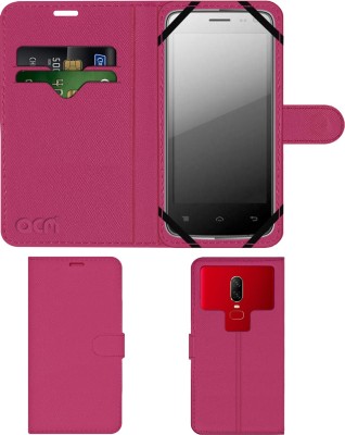 ACM Flip Cover for Lava Xolo Q700(Pink, Cases with Holder, Pack of: 1)