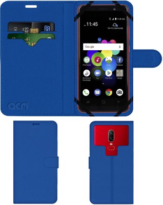 ACM Flip Cover for Ismart Is 56(Blue, Cases with Holder, Pack of: 1)