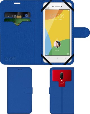 ACM Flip Cover for Vivo Y31l(Blue, Cases with Holder, Pack of: 1)