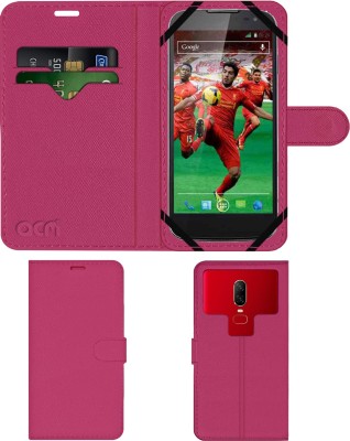 ACM Flip Cover for Xolo Q2500(Pink, Cases with Holder, Pack of: 1)