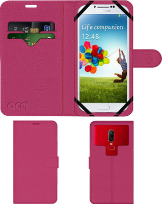 ACM Flip Cover for Samsung Galaxy S4 I9500(Pink, Cases with Holder)