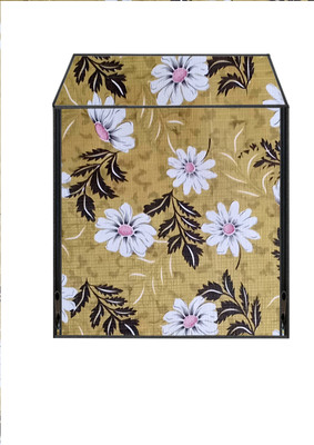 AAVYA UNIQUE FASHION Front Loading Washing Machine  Cover(Width: 60.96 cm, Gold,Ground)