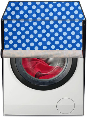 AAVYA UNIQUE FASHION Front Loading Washing Machine  Cover(Width: 60.96 cm, Blue,White)