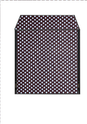 AAVYA UNIQUE FASHION Front Loading Washing Machine  Cover(Width: 60.96 cm, Brown,White)