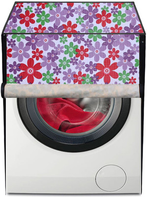 AAVYA UNIQUE FASHION Front Loading Washing Machine  Cover(Width: 60.96 cm, Multicolor,Flower)