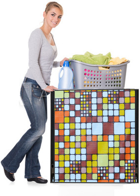 AAVYA UNIQUE FASHION Front Loading Washing Machine  Cover(Width: 60.96 cm, Multicolor)