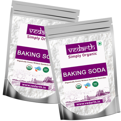 Vedarth Pack of 2 Premium Double Action Baking Soda 250 Gram Each Pack Baking Soda Powder(2 x 250 g)