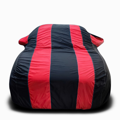 ANTHUB Car Cover For Maruti Suzuki 800 (With Mirror Pockets)(Red, Black)