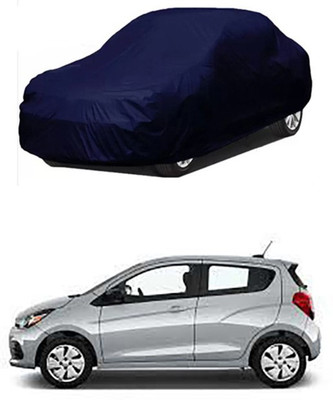Coverit Car Cover For Chevrolet Spark (Without Mirror Pockets)(Blue)