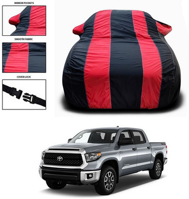 SEBONGO Car Cover For Toyota Tundra (With Mirror Pockets)(Red)
