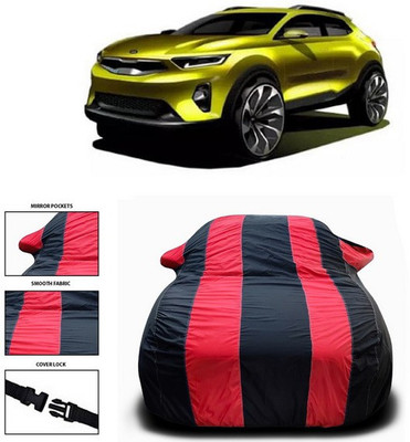 ANTHUB Car Cover For Kia QYI (With Mirror Pockets)(Red)