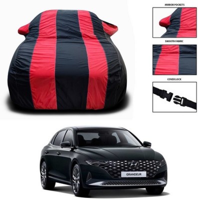 ANTHUB Car Cover For Hyundai Grandeur (With Mirror Pockets)(Red)