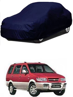 Coverit Car Cover For Chevrolet Tavera (Without Mirror Pockets)(Blue)