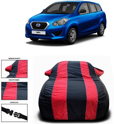 ANTHUB Car Cover For Nissan Go+ (With Mirror Pockets)(Red)