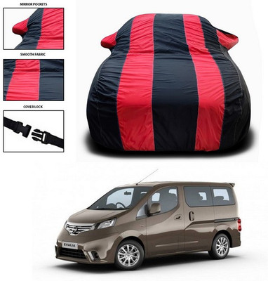 SEBONGO Car Cover For Nissan Evalia (With Mirror Pockets)(Red)