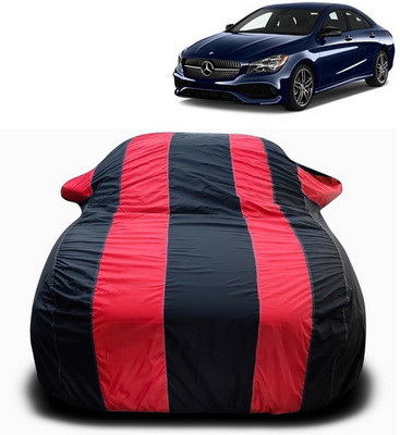 SEBONGO Car Cover For Mercedes Benz CL-Class (With Mirror Pockets)(Red, Black)