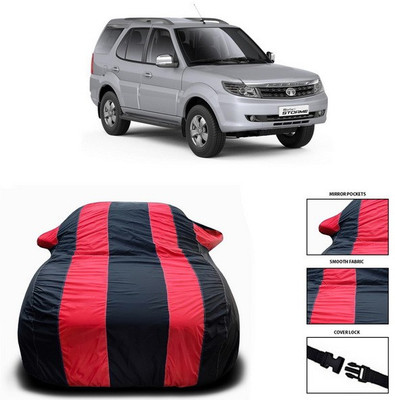 ANTHUB Car Cover For Tata Safari Storme (With Mirror Pockets)(Red)