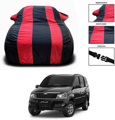 ANTHUB Car Cover For Mahindra Xylo (With Mirror Pockets)(Red, Black)
