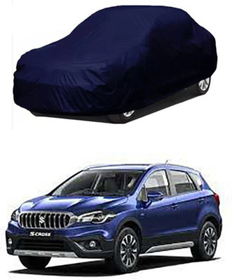Toy Ville Car Cover For Maruti Suzuki S-Cross (Without Mirror Pockets)(Blue)