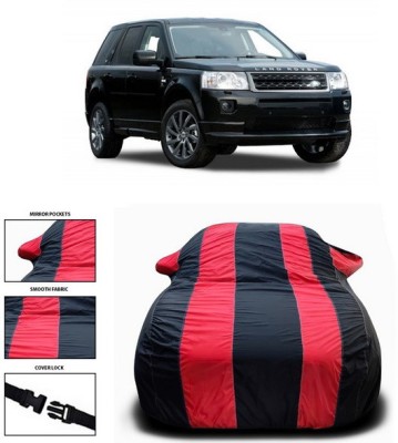 ANTHUB Car Cover For Land Rover Freelander 2 (With Mirror Pockets)(Red, Black)