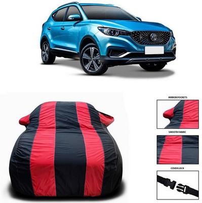ANTHUB Car Cover For MG ZS (With Mirror Pockets)(Red, Black)