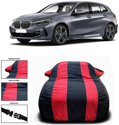 ANTHUB Car Cover For BMW 1 Series (With Mirror Pockets)(Red, Black)
