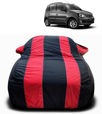 ANTHUB Car Cover For Mahindra Quanto (With Mirror Pockets)(Red)