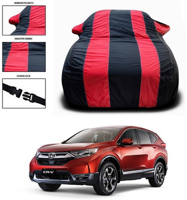 SEBONGO Car Cover For Honda CR-V (With Mirror Pockets)(Red)
