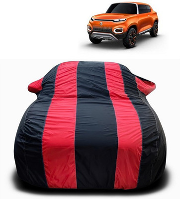 ANTHUB Car Cover For Maruti Suzuki Future-S (With Mirror Pockets)(Red, Black)