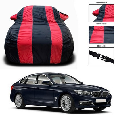 ANTHUB Car Cover For BMW 3 Series (With Mirror Pockets)(Red)