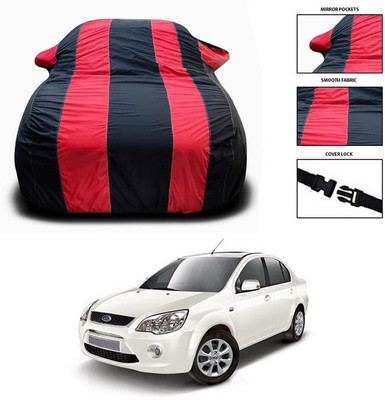 SEBONGO Car Cover For Ford Fiesta Classic (With Mirror Pockets)(Red)