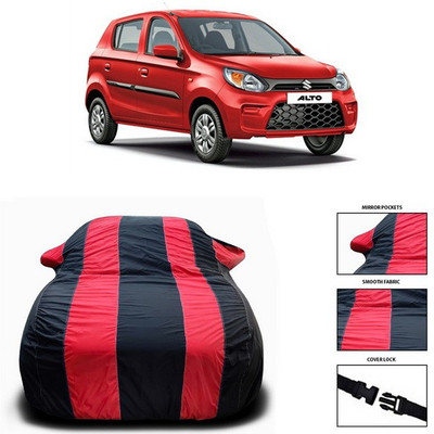 SEBONGO Car Cover For Maruti Suzuki A-Star (With Mirror Pockets)(Red)