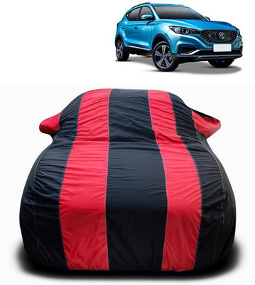 ANTHUB Car Cover For MG ZS (With Mirror Pockets)(Red, Black)
