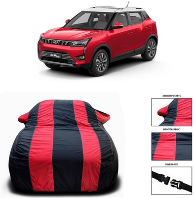 ANTHUB Car Cover For Mahindra XUV 300 (With Mirror Pockets)(Red)