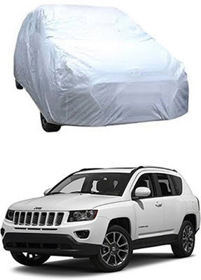 Coverit Car Cover For Jeep Universal For Car (Without Mirror Pockets)(Silver)