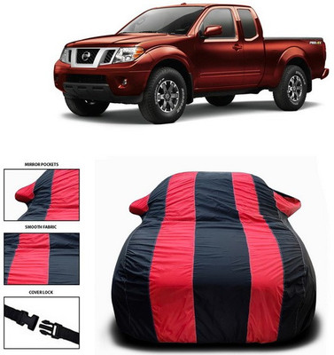 SEBONGO Car Cover For Nissan Frontier (With Mirror Pockets)(Red)
