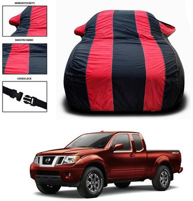 SEBONGO Car Cover For Nissan Frontier (With Mirror Pockets)(Red)