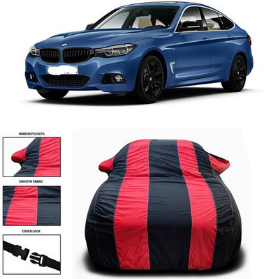 ANTHUB Car Cover For BMW 5 Series GT (With Mirror Pockets)(Red, Black)