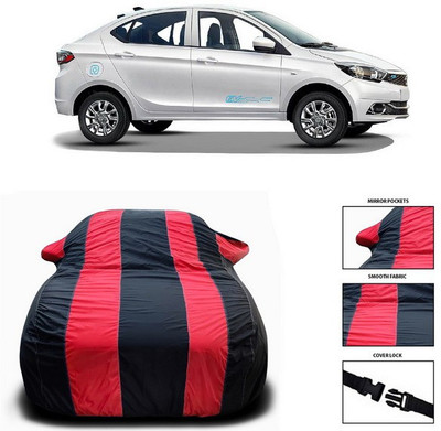 ANTHUB Car Cover For Tata Tigor EV (With Mirror Pockets)(Red)