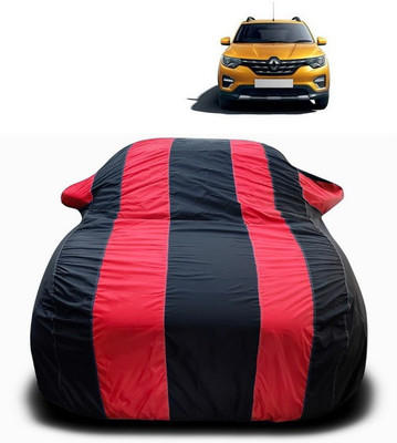 ANTHUB Car Cover For Renault HBC (With Mirror Pockets)(Red, Black)