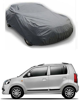 Toy Ville Car Cover For Maruti Suzuki WagonR (Without Mirror Pockets)(Grey)