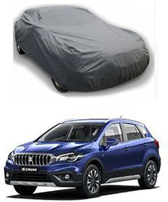 Toy Ville Car Cover For Maruti Suzuki S-Cross (Without Mirror Pockets)(Grey)