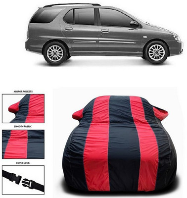 ANTHUB Car Cover For Tata Indigo Marina (With Mirror Pockets)(Red)